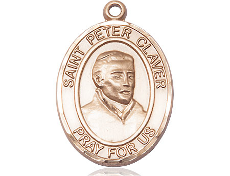 14kt Gold Filled Saint Peter Claver Medal