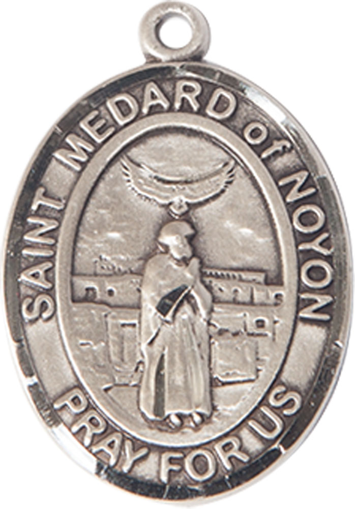 Sterling Silver Saint Medard of Noyon Medal