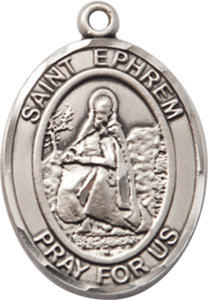 Sterling Silver Saint Ephrem Medal