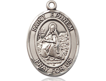 Sterling Silver Saint Ephrem Medal