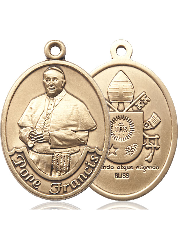14kt Gold Filled Pope Francis Medal