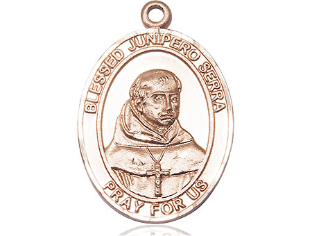 14kt Gold Saint Junipero Serra Medal