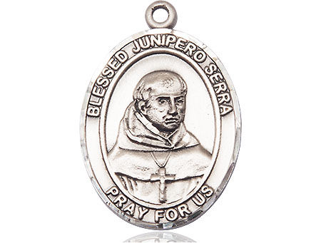 Sterling Silver Saint Junipero Serra Medal