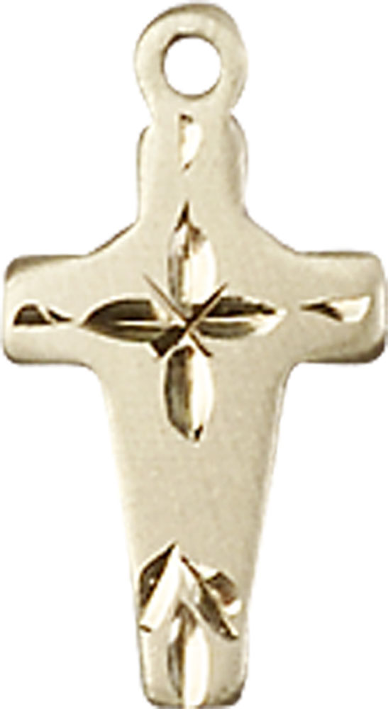 14kt Gold Cross Medal