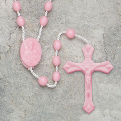 Pink String Rosary