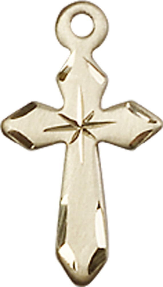 14kt Gold Filled Cross Medal