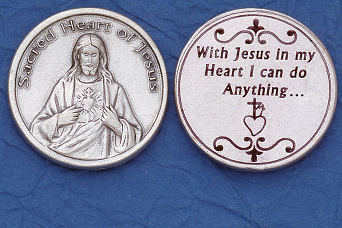 Sacred Heart Pocket Token