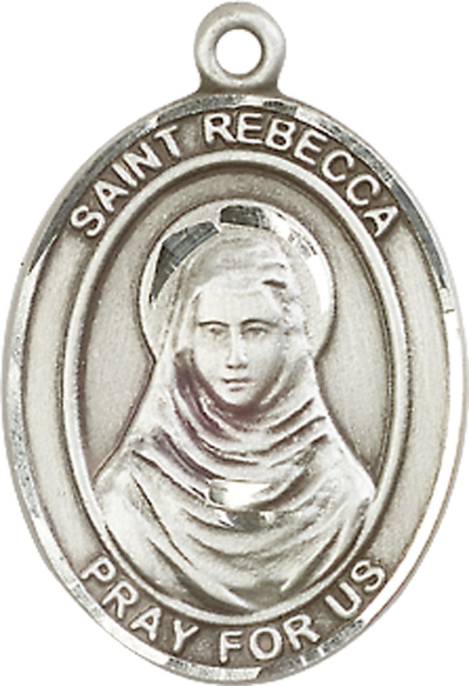 Sterling Silver Saint Rebecca Medal