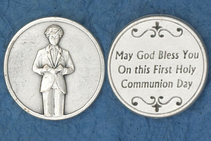 Communion-Boy Pocket Token - Communion