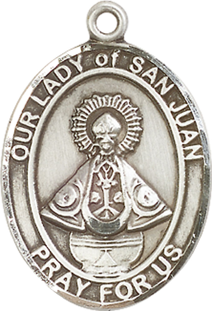 Sterling Silver Our Lady of San Juan Medal