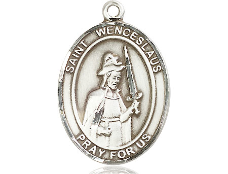 Sterling Silver Saint Wenceslaus Medal