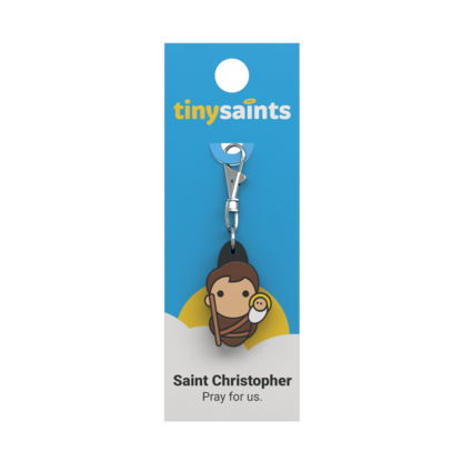 Tiny Saints Charm - St. Christopher