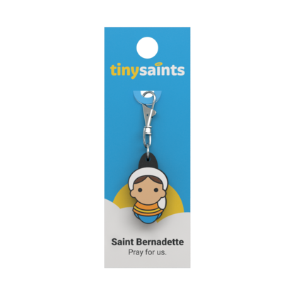 Tiny Saints Charm - St. Bernadette