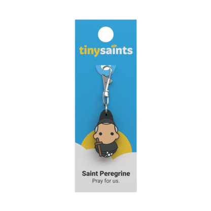 Tiny Saints Charm - St. Peregrine
