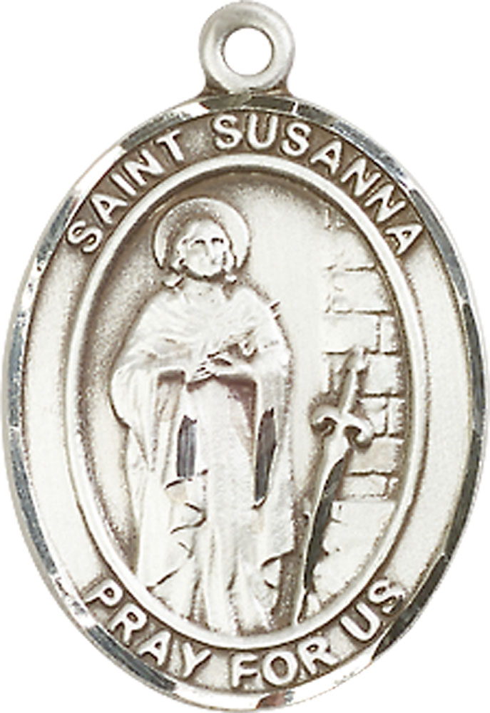 Sterling Silver Saint Susanna Medal