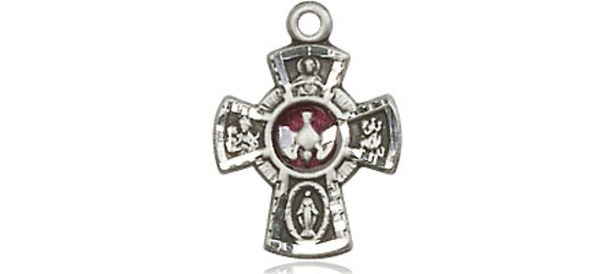 Sterling Silver 5-Way Medal