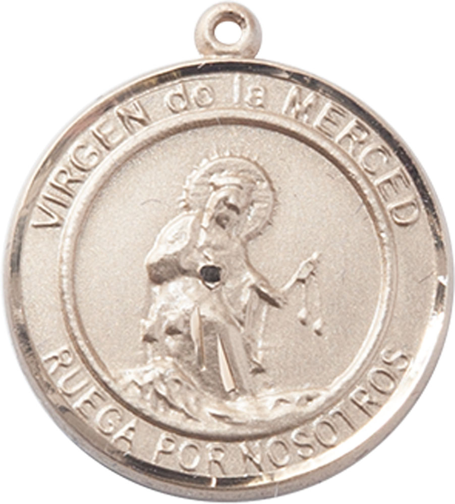 14kt Gold Filled Virgen de la Merce Medal