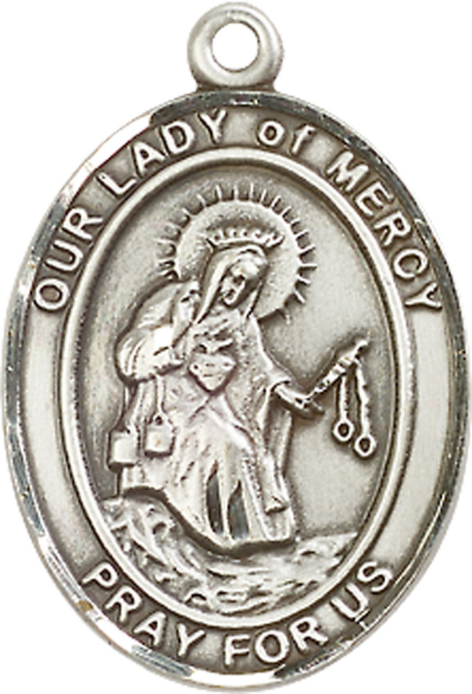 Sterling Silver Our Lady of Mercy Medal