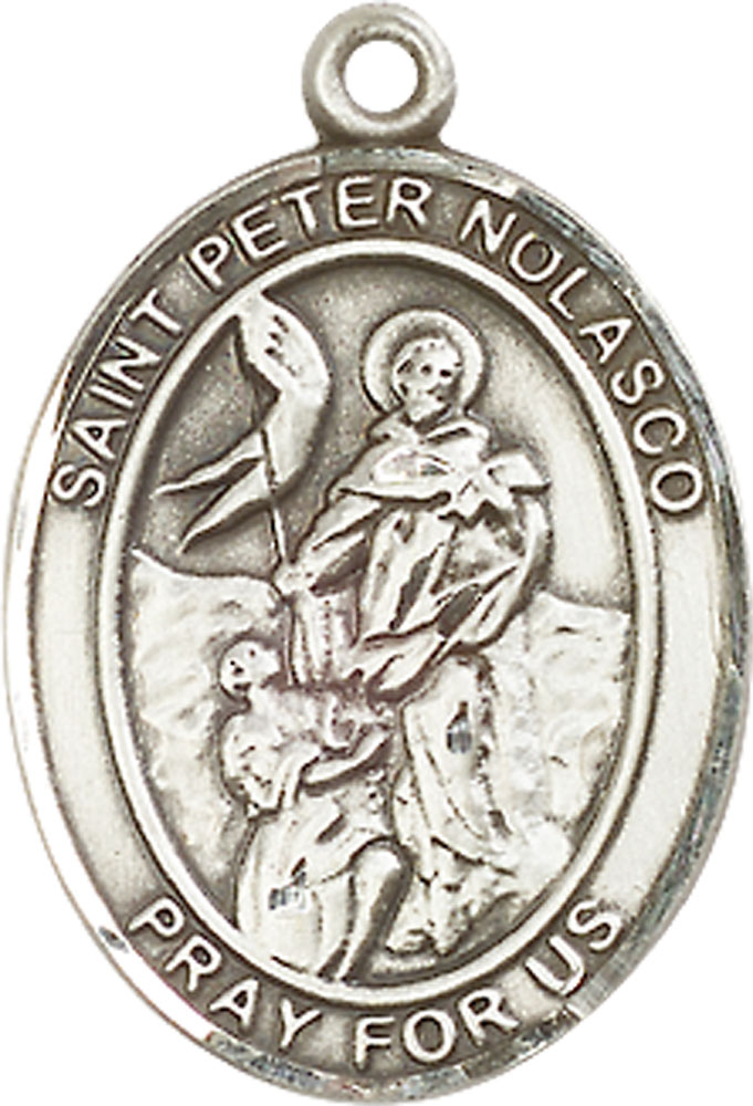Sterling Silver Saint Peter Nolasco Medal