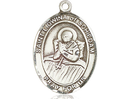 Sterling Silver Saint Lidwina of Schiedam Medal