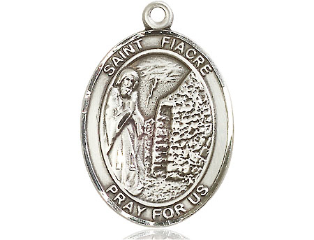Sterling Silver Saint Fiacre Medal