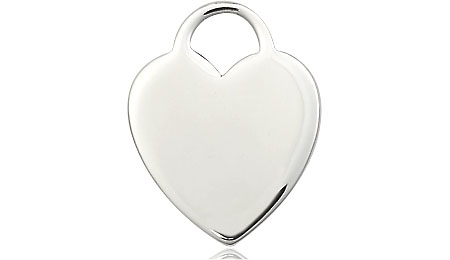 Sterling Silver Heart Medal