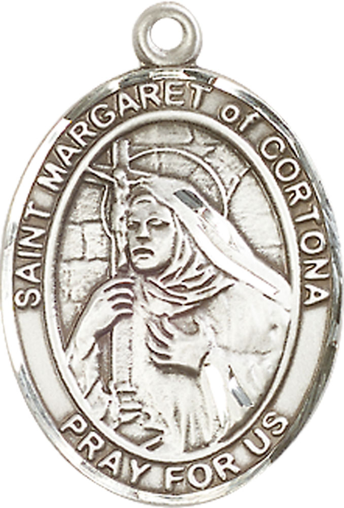 Sterling Silver Saint Margaret of Cortona Medal