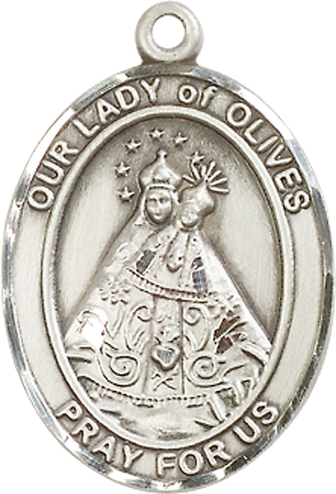 Sterling Silver Our Lady of Olives Medal