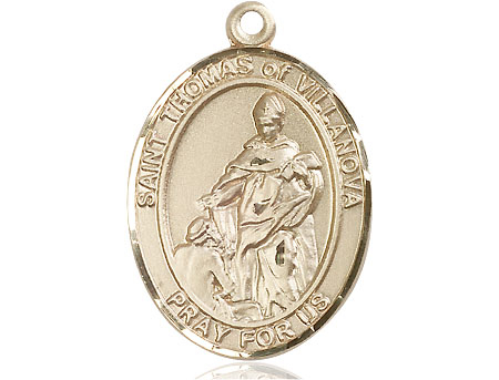 14kt Gold Filled Saint Thomas of Villanova Medal