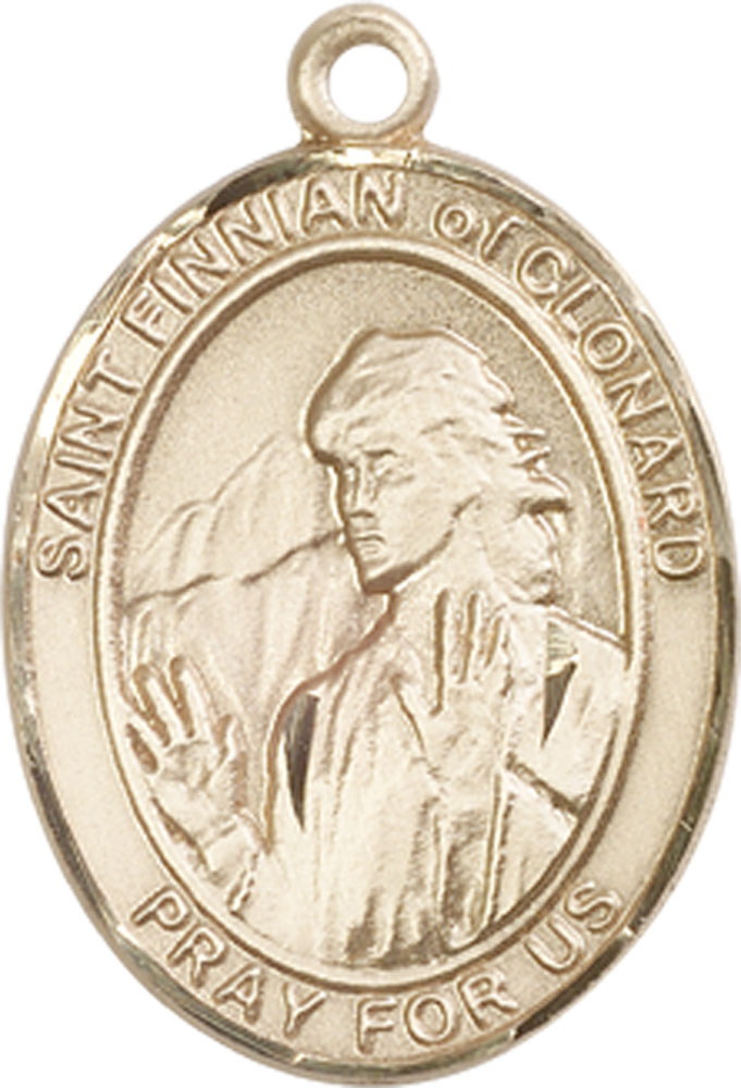 14kt Gold Filled Saint Finnian of Clonard Medal