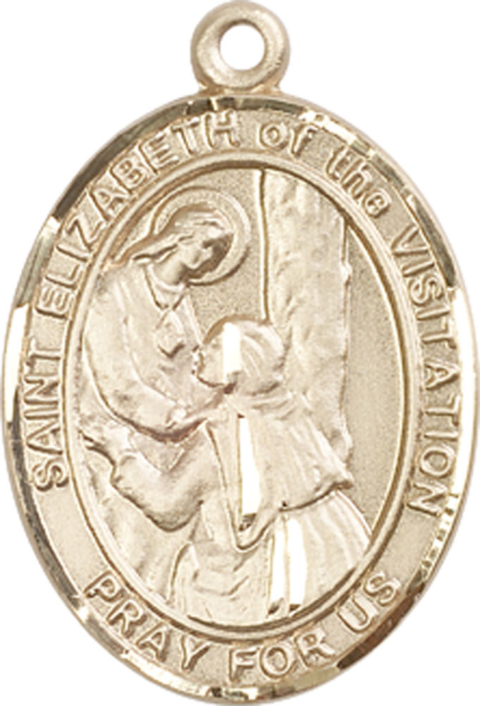 14kt Gold Filled Saint Elizabeth of the Visitation Medal