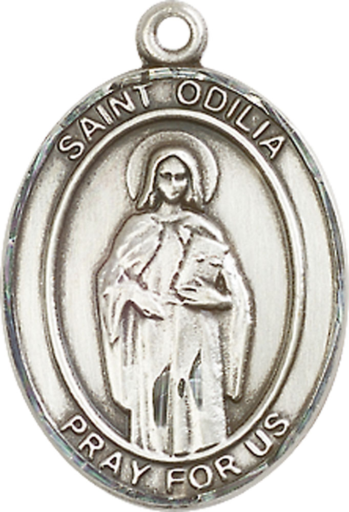 Sterling Silver Saint Odilia Medal
