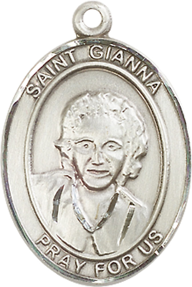 Sterling Silver Saint Gianna Medal