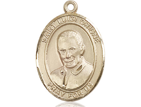 14kt Gold Filled Saint Luigi Orione Medal