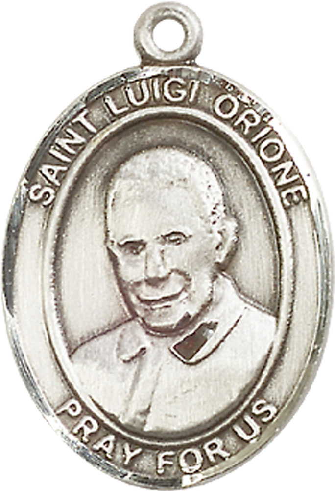 Sterling Silver Saint Luigi Orione Medal