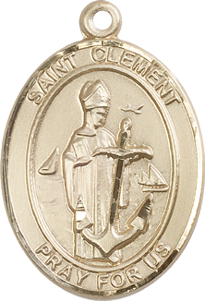 14kt Gold Filled Saint Clement Medal
