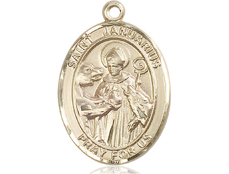 14kt Gold Filled Saint Januarius Medal