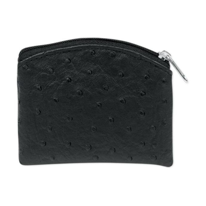 Black Ostrich Skin Pattern Case