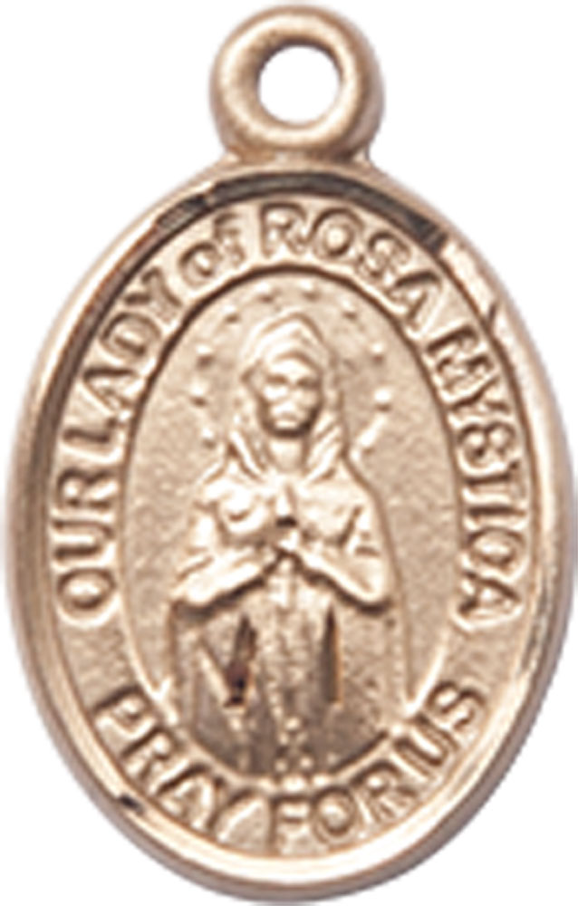 14kt Gold Filled Our Lady of Rosa Mystica Medal