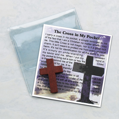 Cross In My Pocket Prayer Folder
