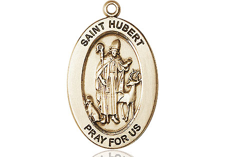 14kt Gold Saint Hubert of Liege Medal