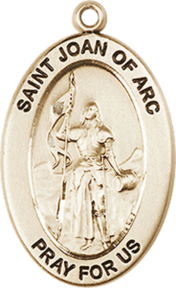 14kt Gold Saint Joan of Arc Medal
