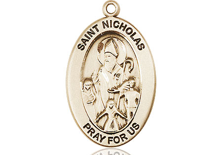 14kt Gold Saint Nicholas Medal