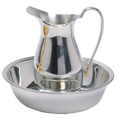 Ewer.  6-3/4?H., 20 oz. cap.  Polished pewter.