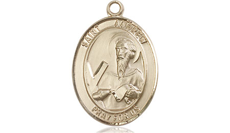 14kt Gold Filled Saint Andrew the Apostle Medal