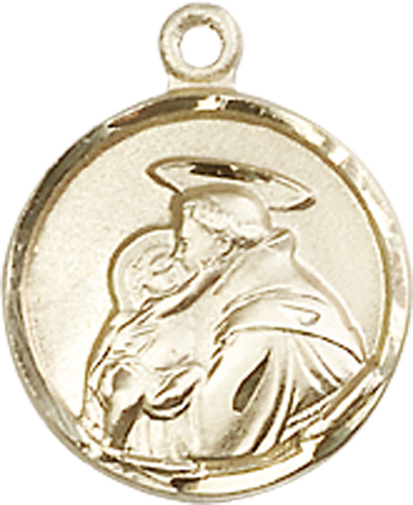 14kt Gold Filled Saint Anthony Medal