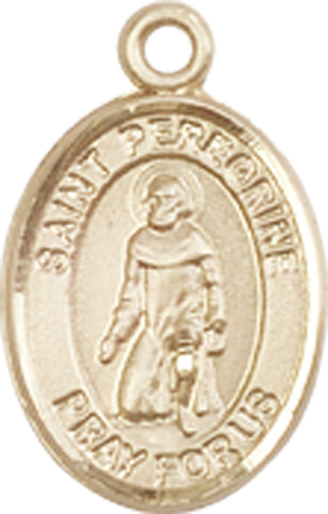 14kt Gold Filled Saint Peregrine Laziosi Medal