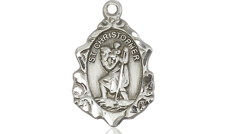 Sterling Silver Saint Christopher Medal