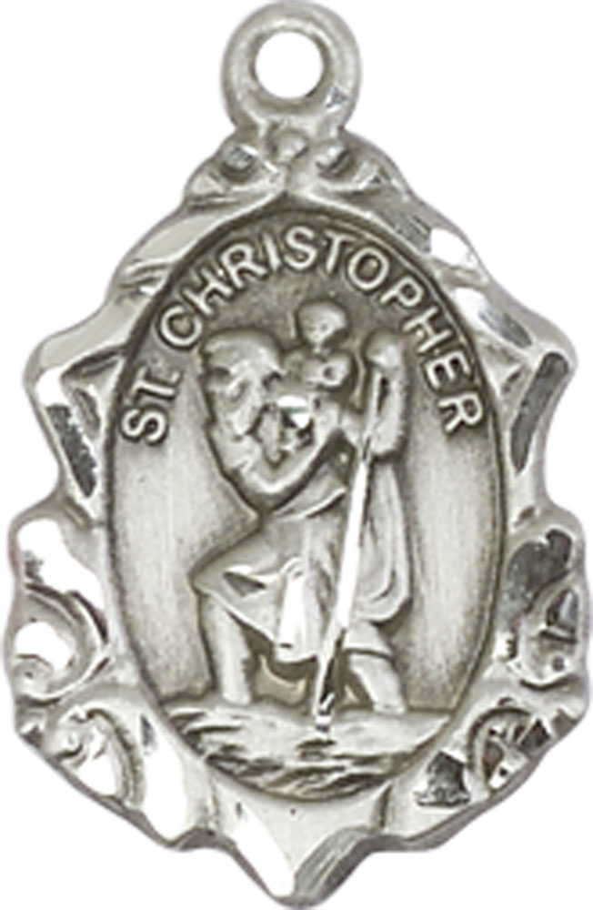 Sterling Silver Saint Christopher Medal
