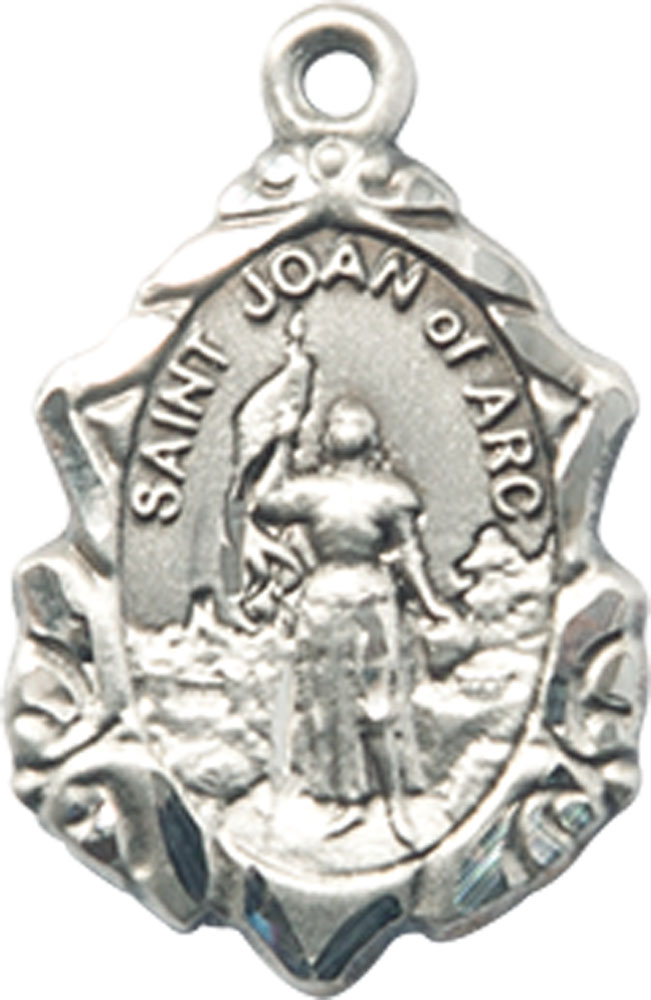 Sterling Silver Saint Joan of Arc Medal